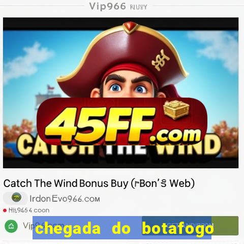 chegada do botafogo no rio de janeiro hoje